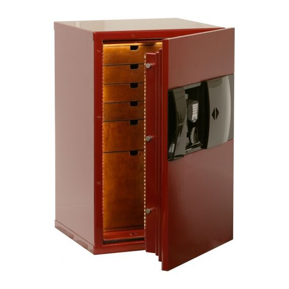 Премиум сейф KEEPS S 200 бордо, Вариант исполнения KEEPs: Бордовый, спецзаказ, фото , изображение 3