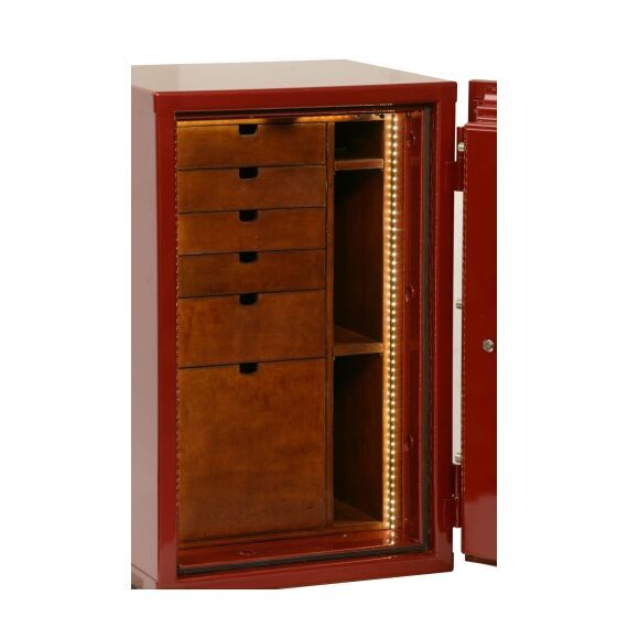 Премиум сейф KEEPS S 200 бордо, Вариант исполнения KEEPs: Бордовый, спецзаказ, фото , изображение 2